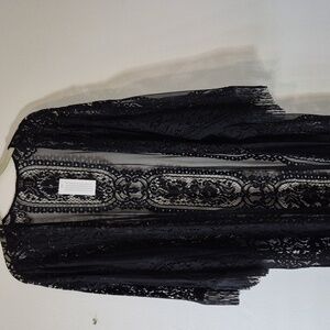G.I.L.I. Long Fringe Overlay Black (L) With Sleeves